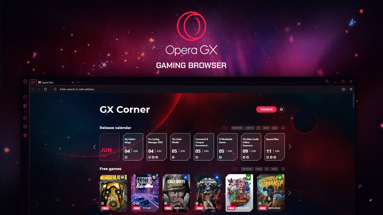 Get the Latest Gaming Browser Opera GX! 