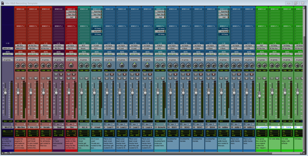 How to Build a Professional Vocal Recording Template/Preset (with Doubles and Harmonies)